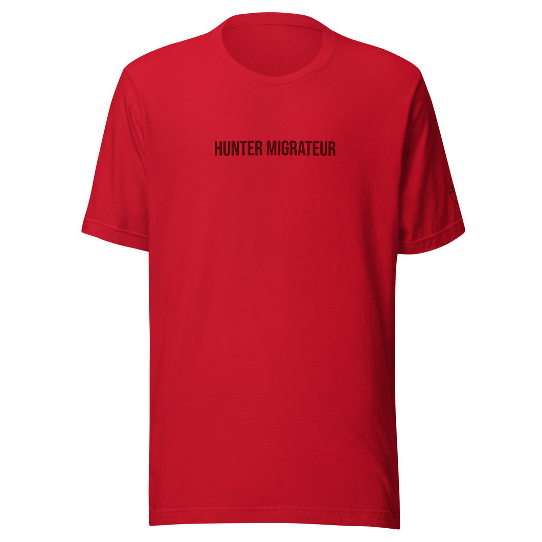 T-shirt unisexe brodé HUNTER MIGRATEUR